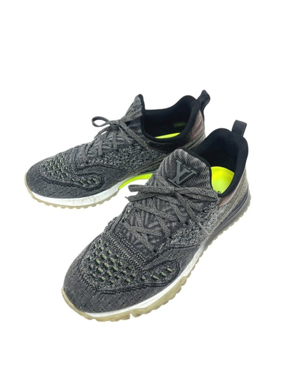 Louis Vuitton Sneakers Line Canvas Gray